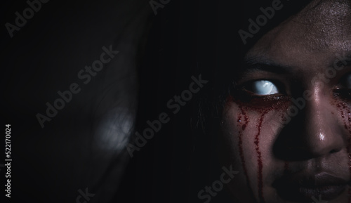 Foto Bloody halloween makeup