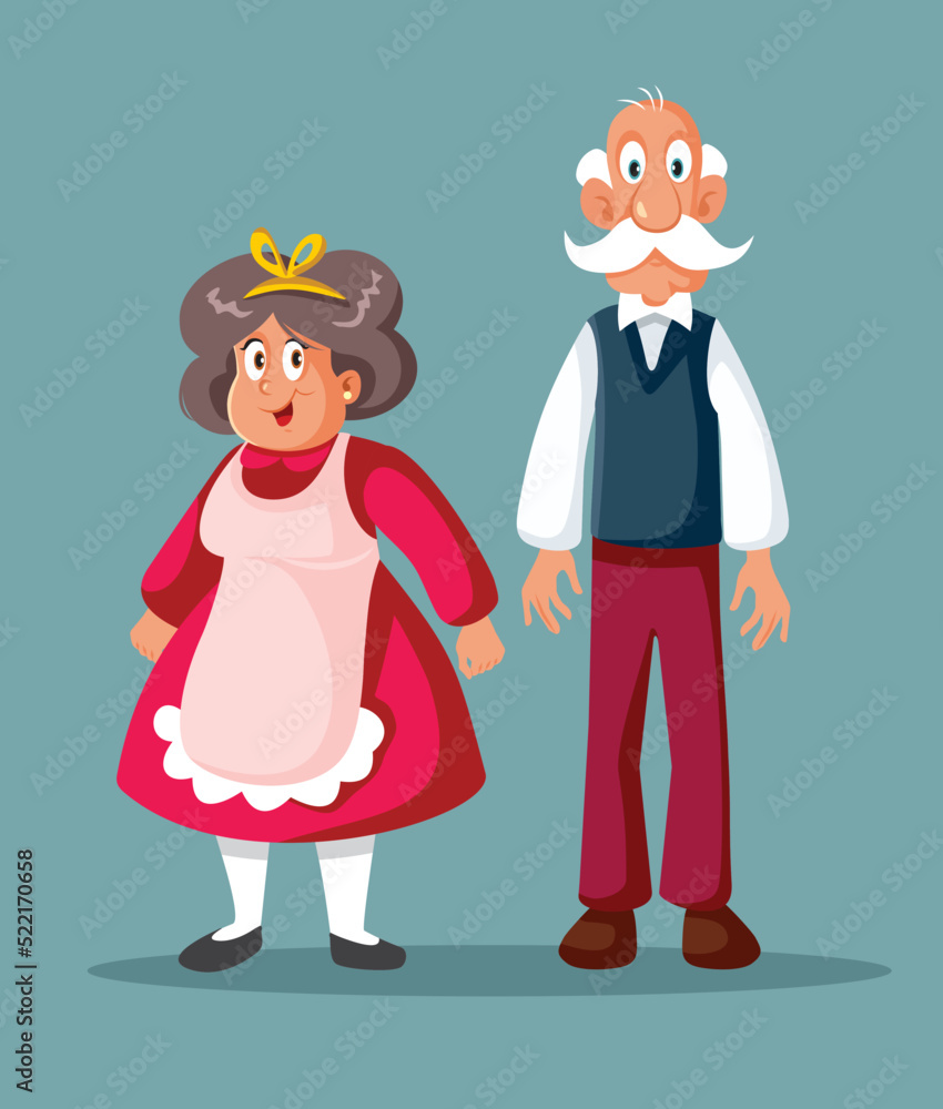 Grandmother and Grandfather Standing Together Vector Cartoon illustration
Husband and wife celebrating a long-term relationship
Grandmother and Grandfather Standing Together Vector Cartoon illustration
Husband and wife celebrating a long-term relationship