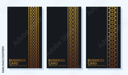 Luxury vintage greeting card with border motif