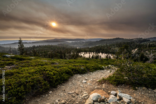 sunrise in plumas county