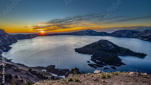 sunrise at crater lake © Barry