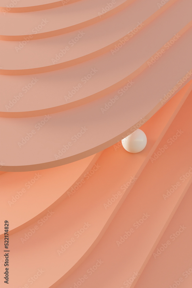 © Vera Lair/Stocksy - pink lines and pearl © Vera Lair/Stocksy - pink lines and pearl