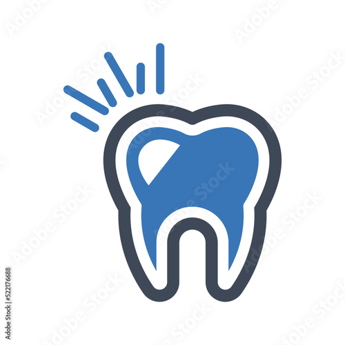 Tooth pain icon