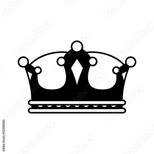 Crown isolated on white background