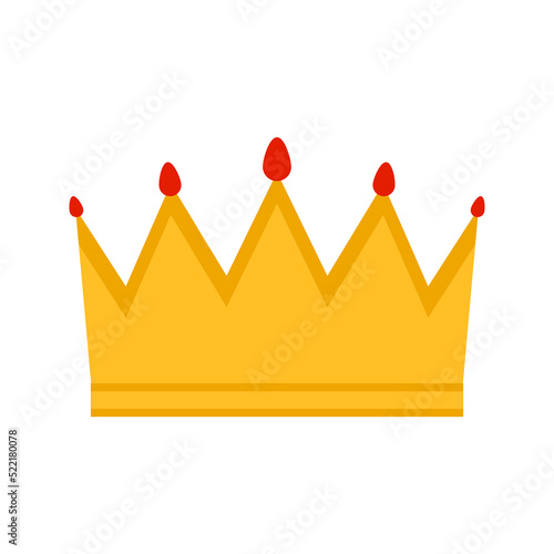 Crown isolated on white background