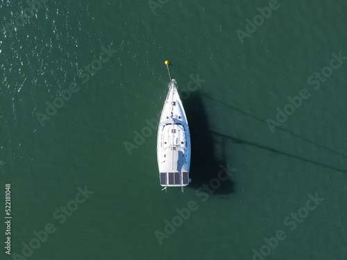 boat on the water © drone.mastery