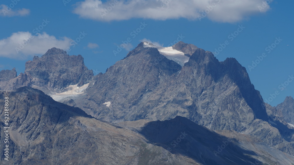 glacier du Mont Pelvoux, massif des écrins glacier du Mont Pelvoux, massif des écrins