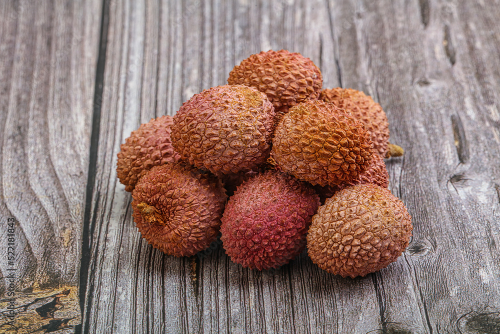 Tropical sweet exotic fruit lychee Tropical sweet exotic fruit lychee