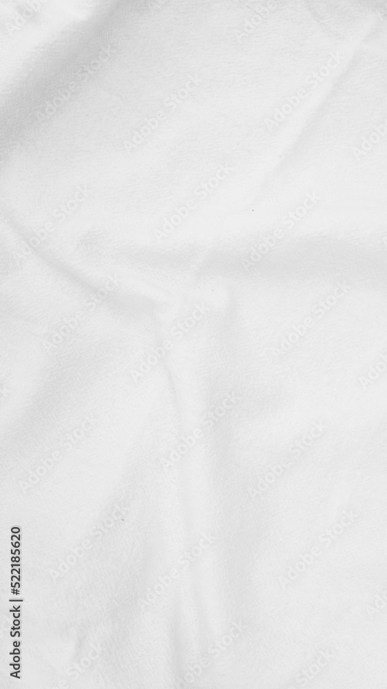 Obraz premium Organic Fabric cotton backdrop White linen canvas crumpled natural cotton fabric Natural handmade linen top view background organic Eco textiles White Fabric linen texture