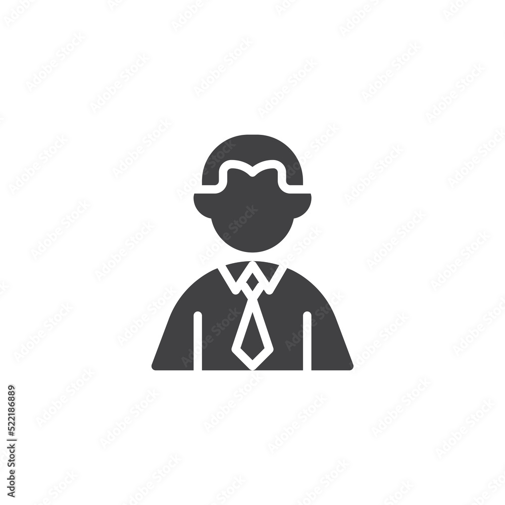 Businessman person vector icon Businessman person vector icon