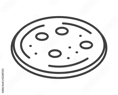 Bakery shop assortment, base bread for pizza