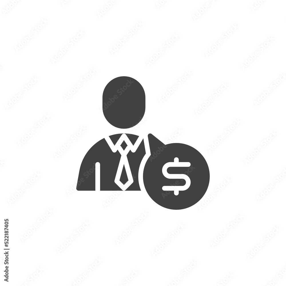 Financial consulting vector icon Financial consulting vector icon