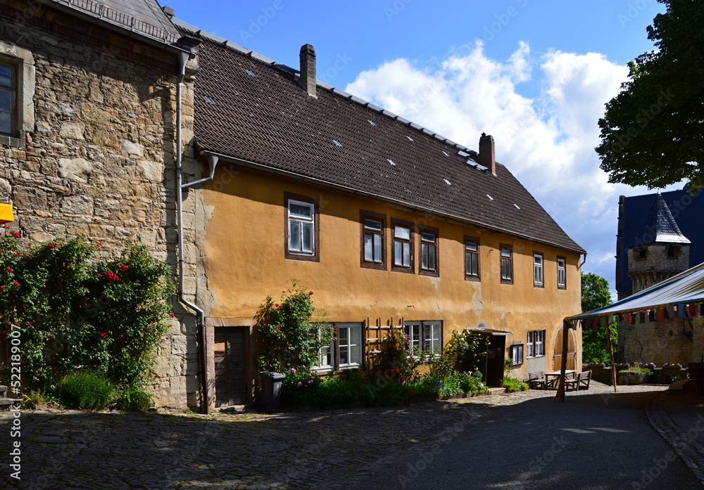 Historical Castle Oberschloss in the Town Kranichfeld, Thuringia