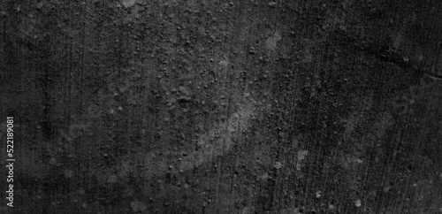 Concrete wall. Elegant black background with white and dark paint texture. Dark texture.