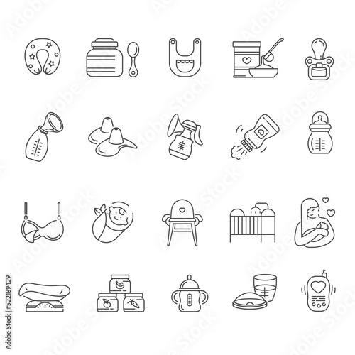 Feeding products and items for newborn babies