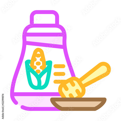 corn syrup color icon vector. corn syrup sign. isolated symbol illustration