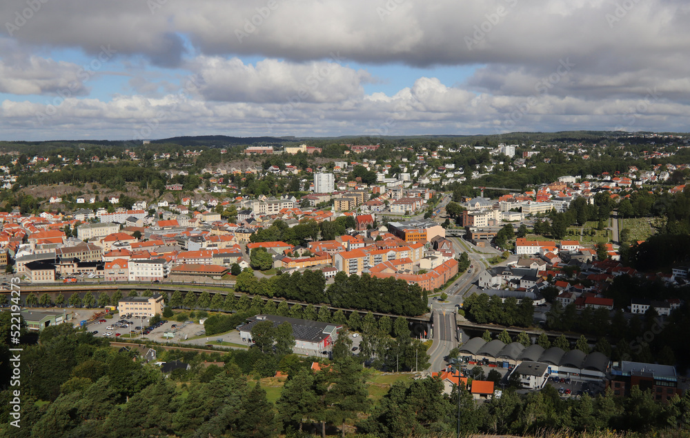 Fototapeta premium Halden, small Norwegian town