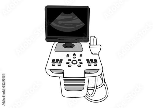 エコー検査の機械