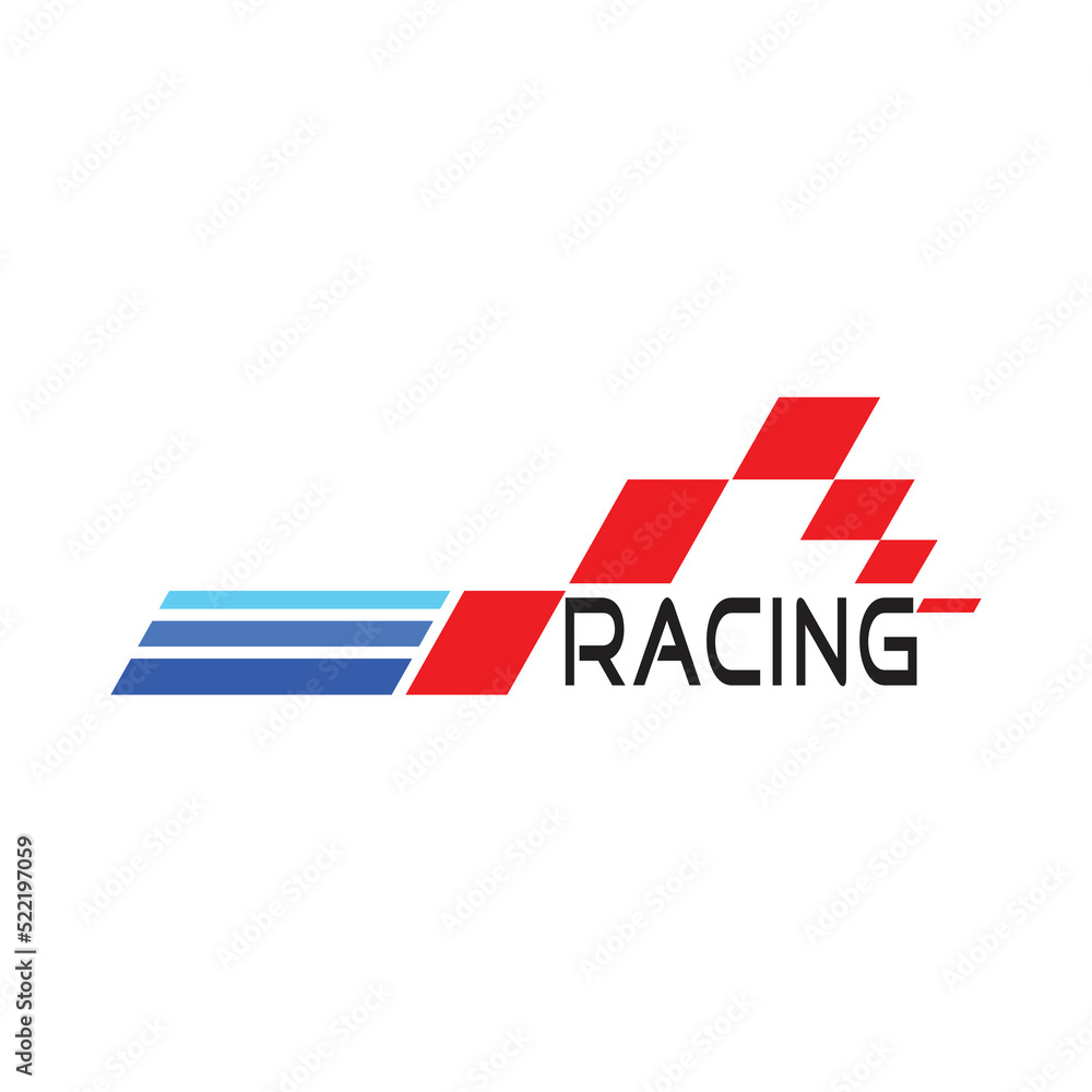 Race flag icon simple design illustration vector Race flag icon simple design illustration vector