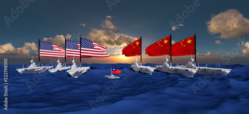 China vs USA on Taiwan