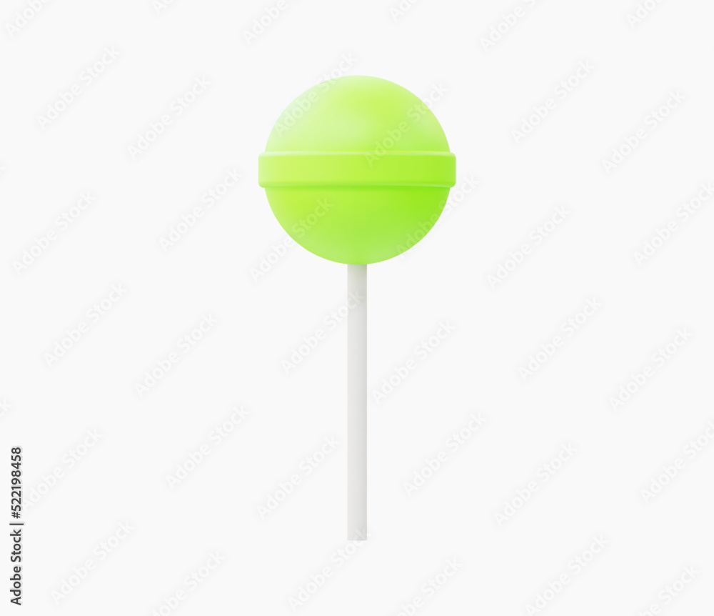 3d Realistic Lollipop vector illustration. 3d Realistic Lollipop vector illustration.