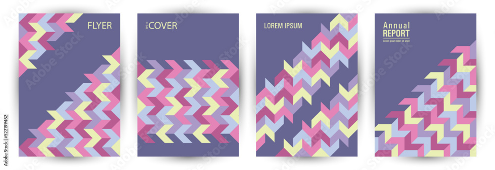 Business catalog front page mokup set A4 design. Memphis style trendy folder mockup set vector. Business catalog front page mokup set A4 design. Memphis style trendy folder mockup set vector.