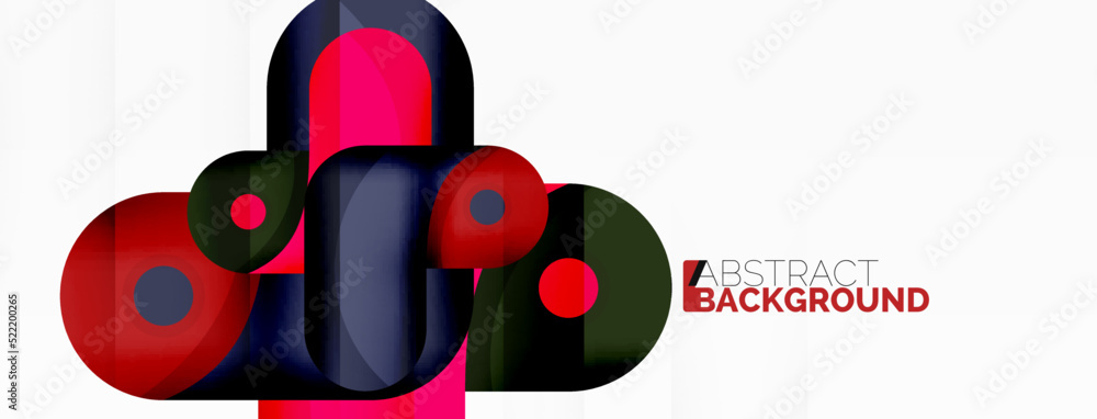 Creative geometric wallpaper. Round arrow shape minimal geometric background. Techno business template for wallpaper, banner, background or landing Creative geometric wallpaper. Round arrow shape minimal geometric background. Techno business template for wallpaper, banner, background or landing