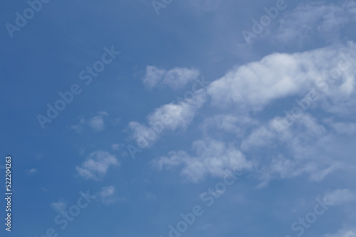 summer blue gradient clouds light white background clear clouds beauty in calm sunlight bright winter air bright turquoise landscape in day environment horizon view spring wind.