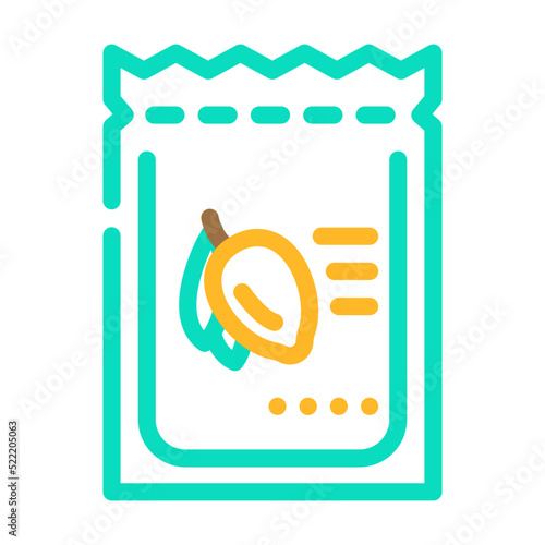 extra virgin olive oil sachets color icon vector. extra virgin olive oil sachets sign. isolated symbol illustration