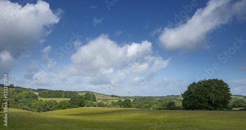 Wiltshire  meadows  england  UK  great brittain  hills  clouds 