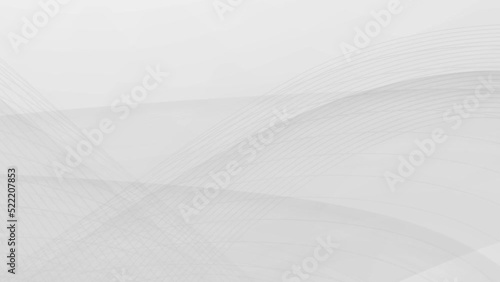 Abstract background design white geometric fluid shapes