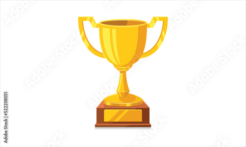 gold trophy cup, Vector Trophy Design, Trophy 