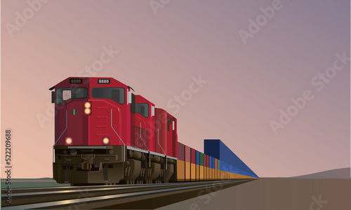 train on railway