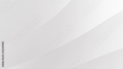 Abstract background design white geometric fluid shapes