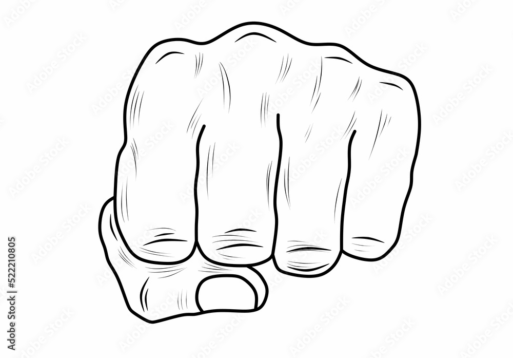 front view punch icon isolated on white background front view punch icon isolated on white background