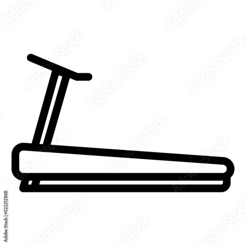 treadmill icon vector