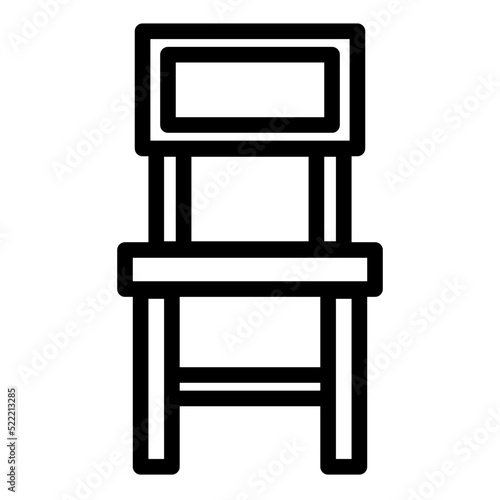 chair icon vector