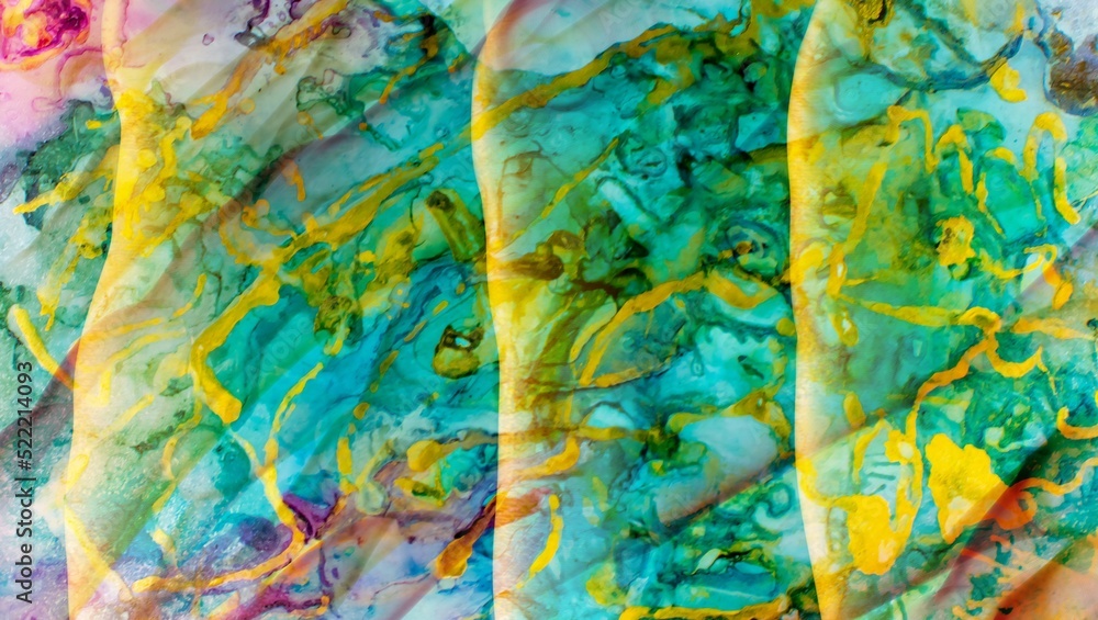Golden lines and patterns on Alcohol ink fluid abstract texture fluid art with gold glitter and liquid. Golden lines and patterns on Alcohol ink fluid abstract texture fluid art with gold glitter and liquid.