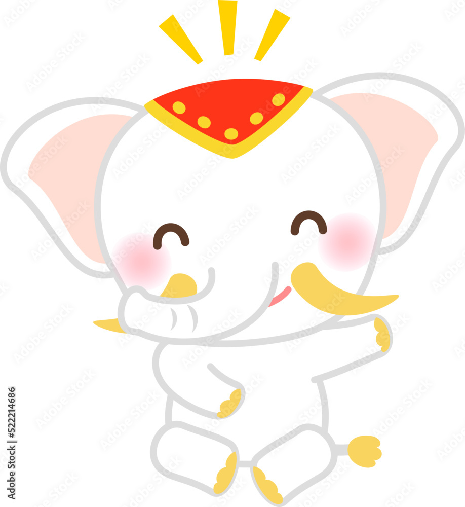白い象のキャラクター 白い象のキャラクター
