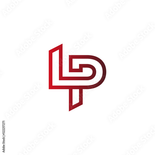 Letter LP, PL Logo Template vector symbol 