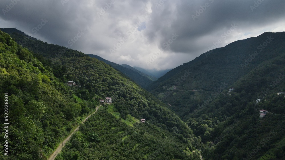 Berge in Trabzon Türkei