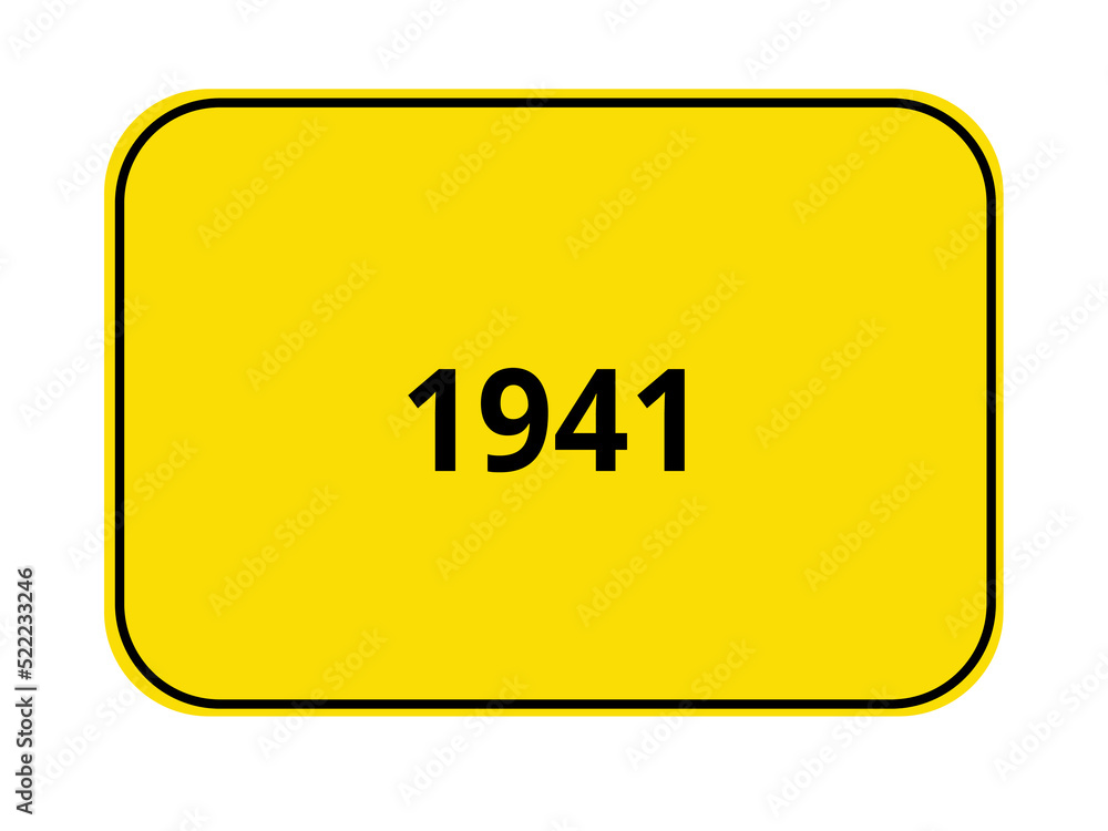 Ortseingangsschild - 1941 Ortseingangsschild - 1941