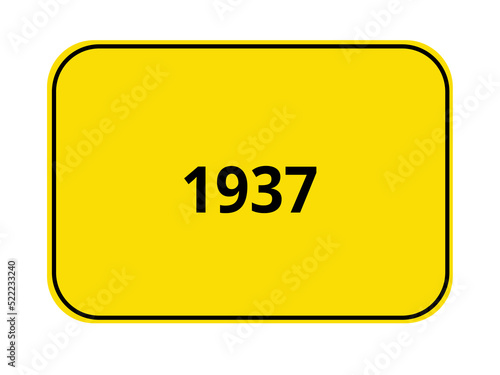 Ortseingangsschild - 1937