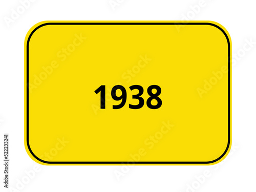 Ortseingangsschild - 1938