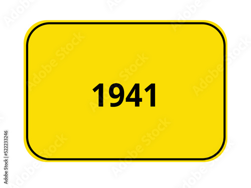 Ortseingangsschild - 1941