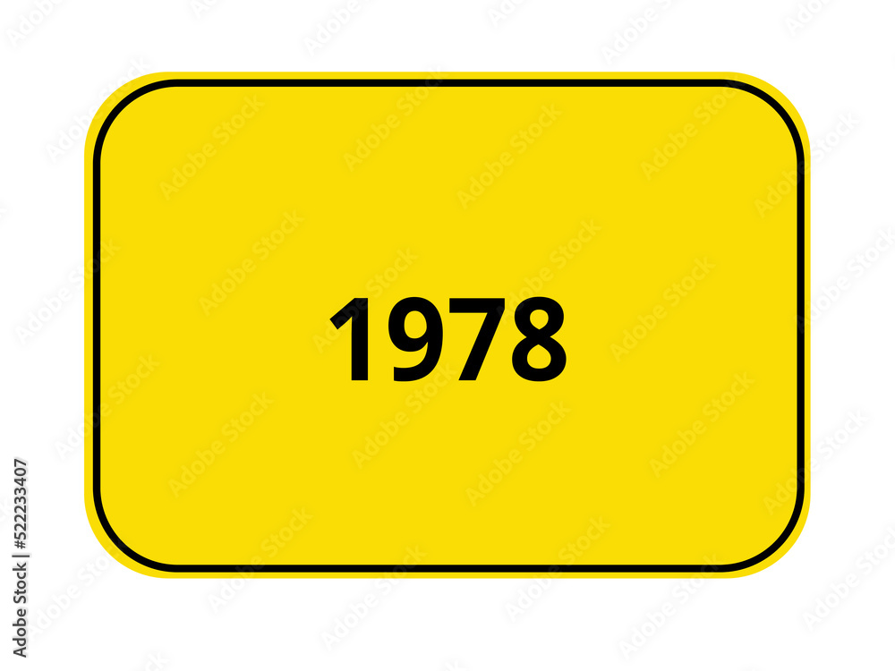 Ortseingangsschild - 1978 Ortseingangsschild - 1978