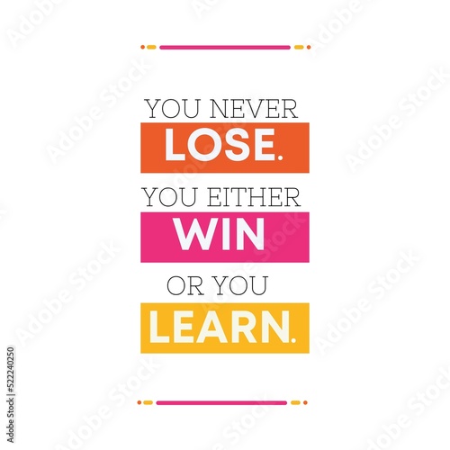 Inspirational saying 