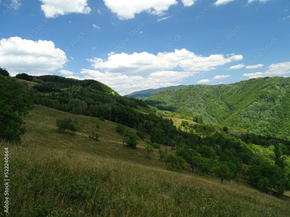 Fototapeta premium landscape with mountains and sky