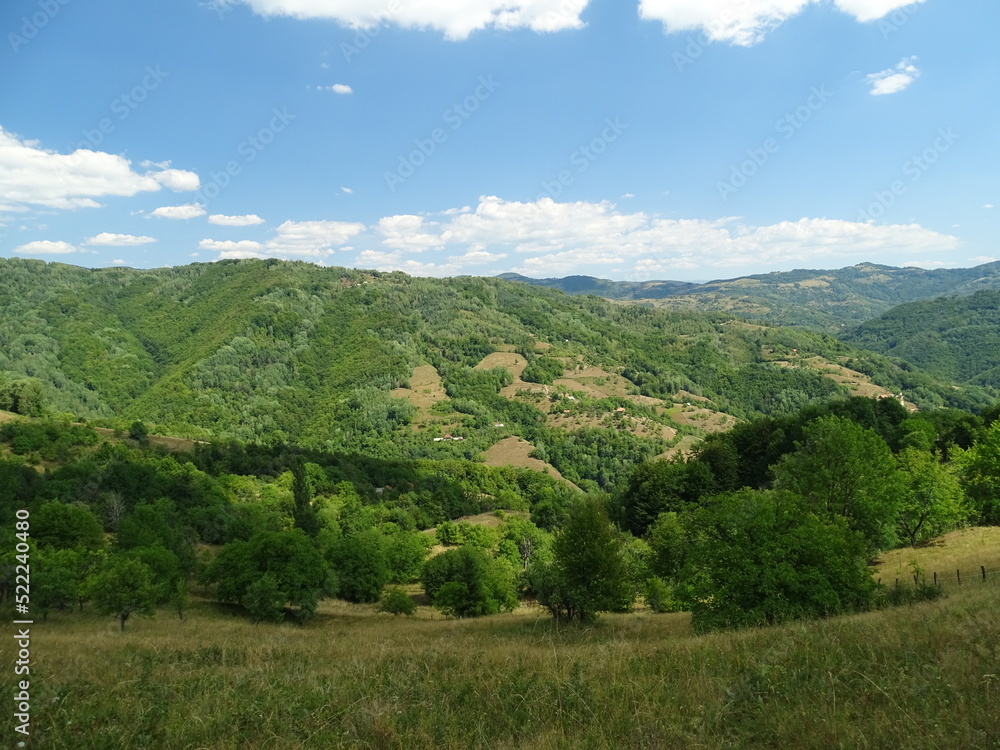 landscape in the mountains