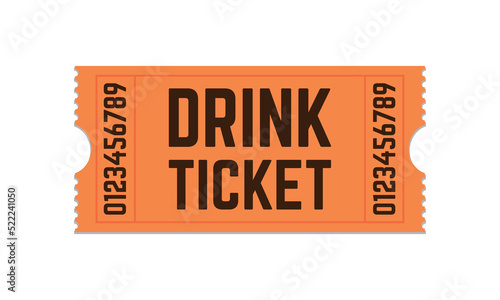 tickets, tickets drink, drink tickets, free drinks badge